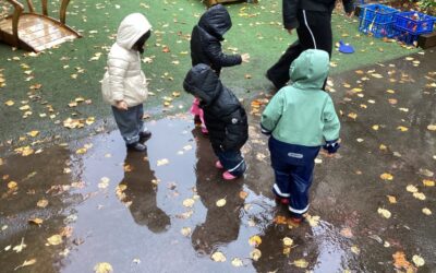 The Limes Willow Room Explores Autumn and Puddle Play