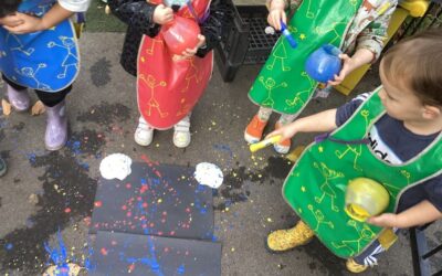 The Limes Willow Room Explores Bonfire Night and Water Play