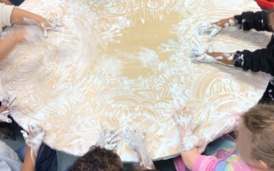 The Limes Green Class Explores Mark Making in Foam