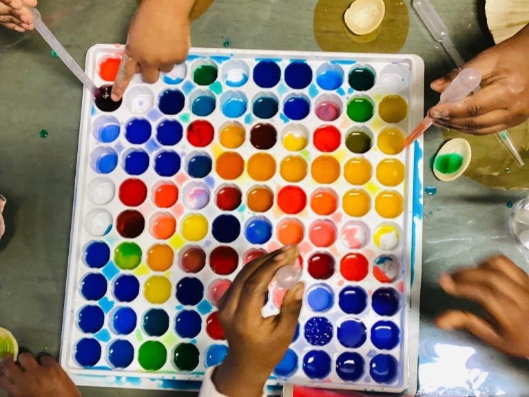 Rosemary Class 2 Explores Colour Mixing and Baby Care