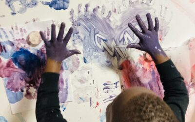 Rosemary Class 2 Explores Whatever Next and Clay Painting