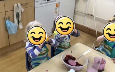 Smoothies, The Very Hungry Caterpillar and Healthy Choices in Green Class!