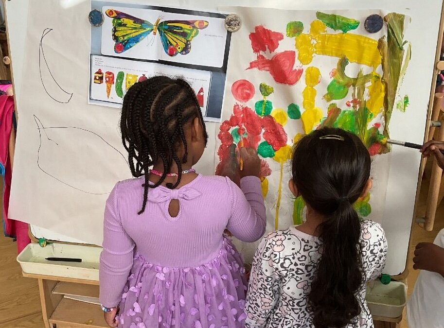 Caterpillars, Colour Mixing and Creepy Crawlies: Orange Room Explores The Very Hungry Caterpillar