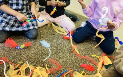 Bugs, Caterpillars and Clay Paint in Class 2!