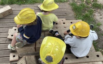 Puddle Play, Problem Solving and Woodwork in Orange Room