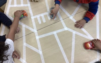 Shape Spotters and Road Safety Explorers in Yellow Room