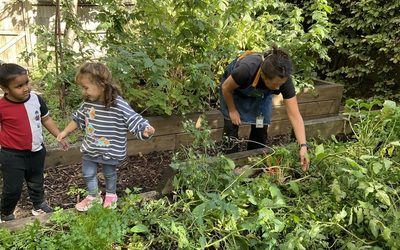 Garden Harvest Brings Autumn Discoveries at Rosemary Nursery School