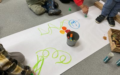 Mark Making on a Giant Scale in Willow Room